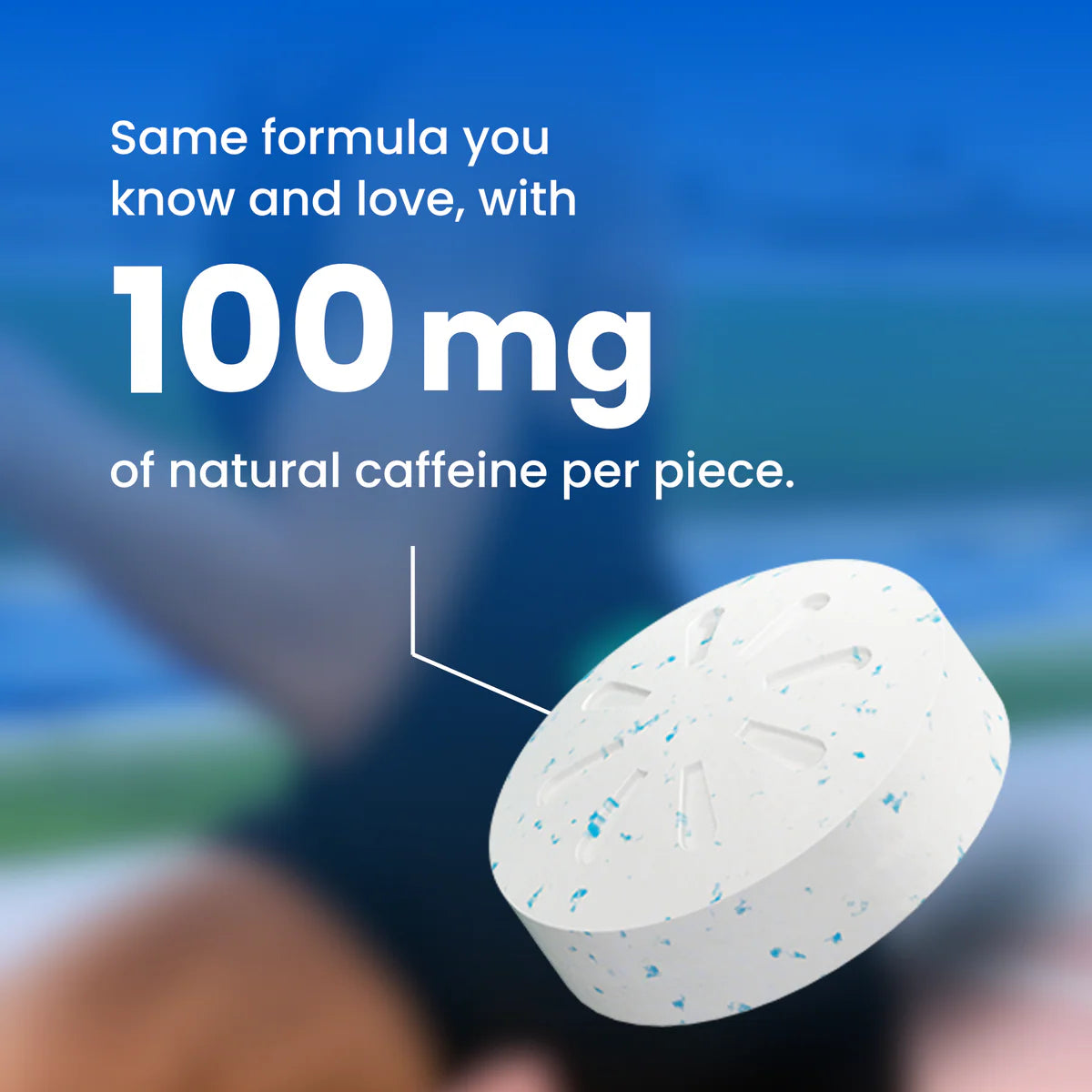 Energy and Focus Gum | Extra Strength | Peppermint: 9 Pieces
