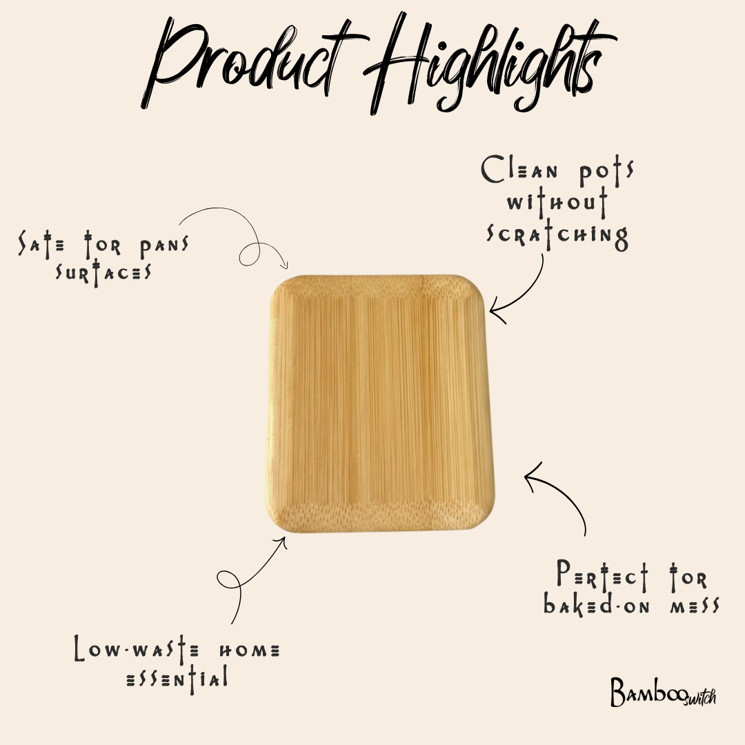 Bamboo Pot Scraper | Kitchen | Earth Day Bestseller