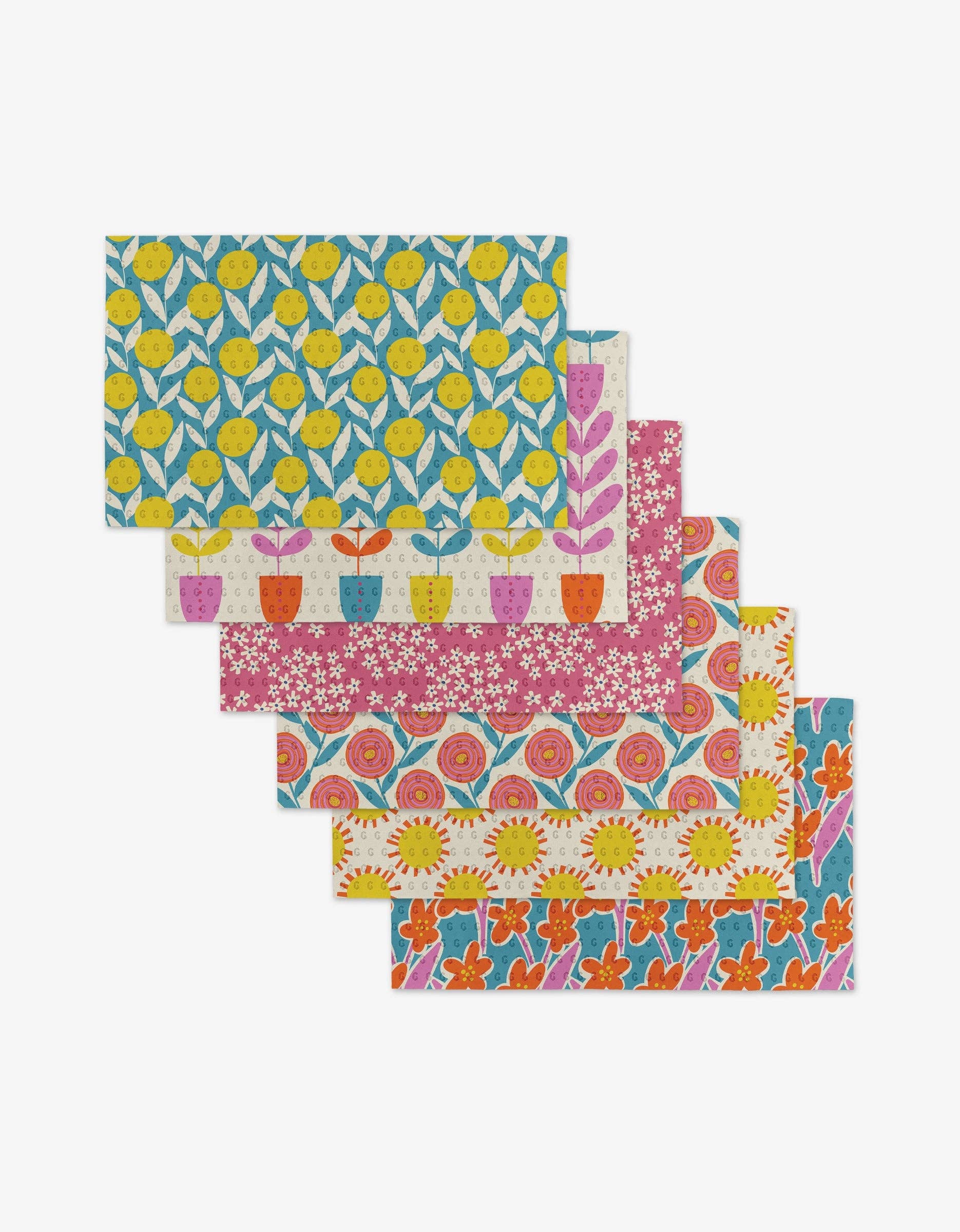 Reusable Paper Towels -"Not Paper Towel" ~ Flower Parade