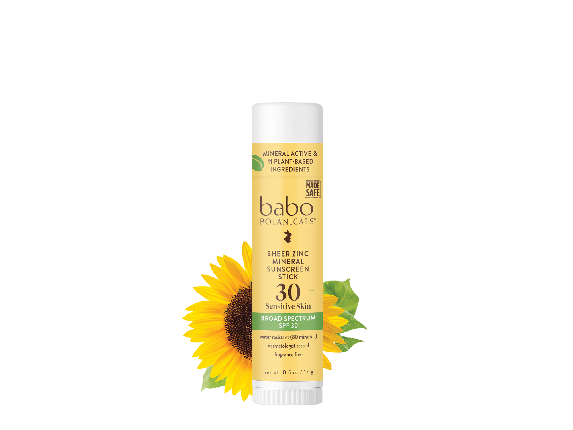 Sheer Zinc Mineral Sunscreen Stick SPF30